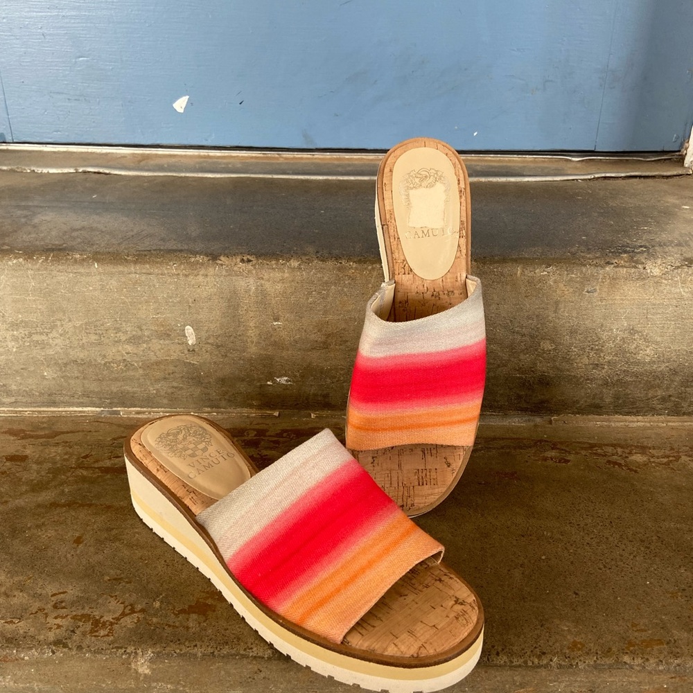 Vince Camuto Vivtina Sunset Ombre Slide Wedge